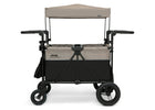 Black and Tan (2473) 8-Gladiator 4-Seater Stroller Wagon