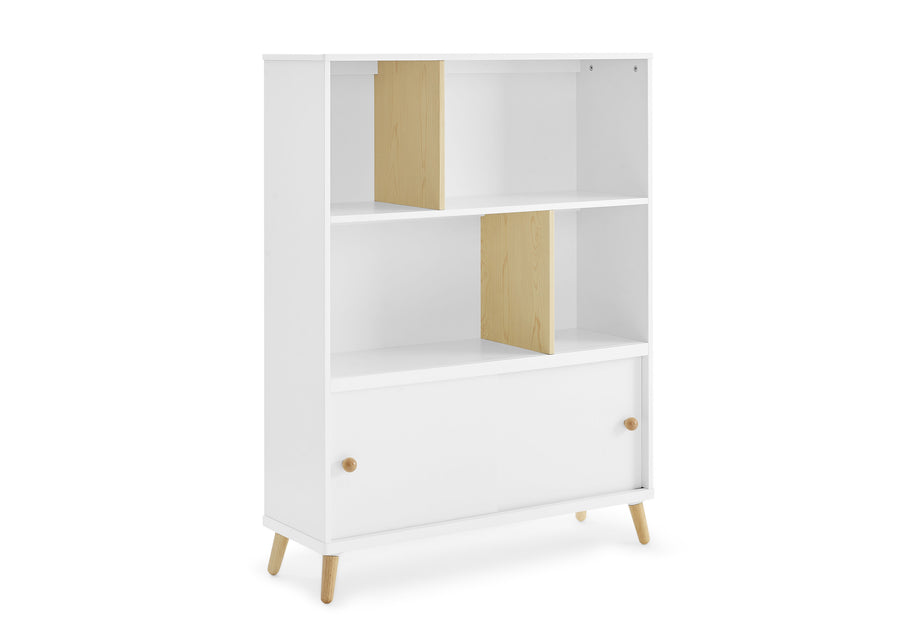 Bianca White with Natural (123) 4-Essex Bookcase