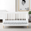 Bianca White with Natural (123) 30-Austin Acrylic 4-in-1 Convertible Crib