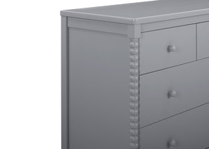 Grey (026) 2-Saint 4 Drawer Dresser with Changing Top