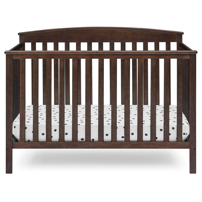 DCB: Walnut Espresso (1324) 51-Hanover 6-in-1 Convertible Baby Crib