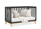 Ebony with Natural (1482) 13-Frankie 4-in-1 Convertible Crib
