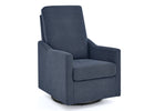 Slate Blue (1418) 11-Andie Nursery Glider Swivel Chair with LiveSmart Fabric