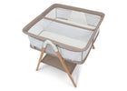 Tan (2470) 5-Bondi Beechwood Twin Bassinet