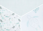 Sea Life (3236) 11-100% Organic Cotton Fitted Crib Sheets - 3 Pack