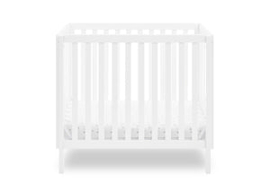 Bianca White (130) 12-Gio Mini Crib with 2.75-Inch Mattress