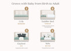Soft Beige (1560) 17-Ari 4-in-1 Convertible Crib