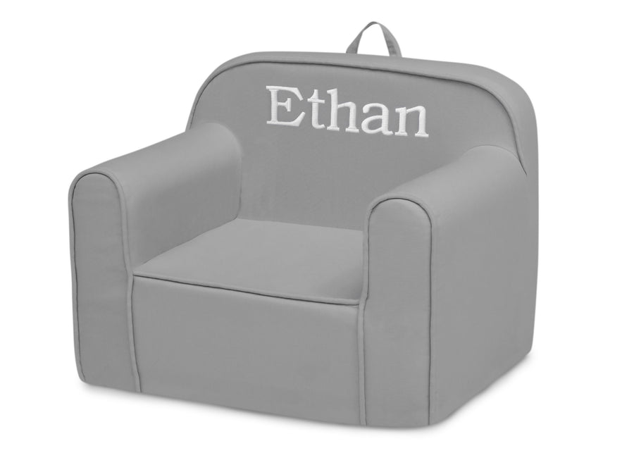 Light Grey (1353) 31-Personalized Cozee Chair for Kids