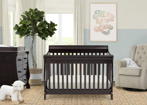 Dark Chocolate (207) 11-Canton 4-in-1 Crib
