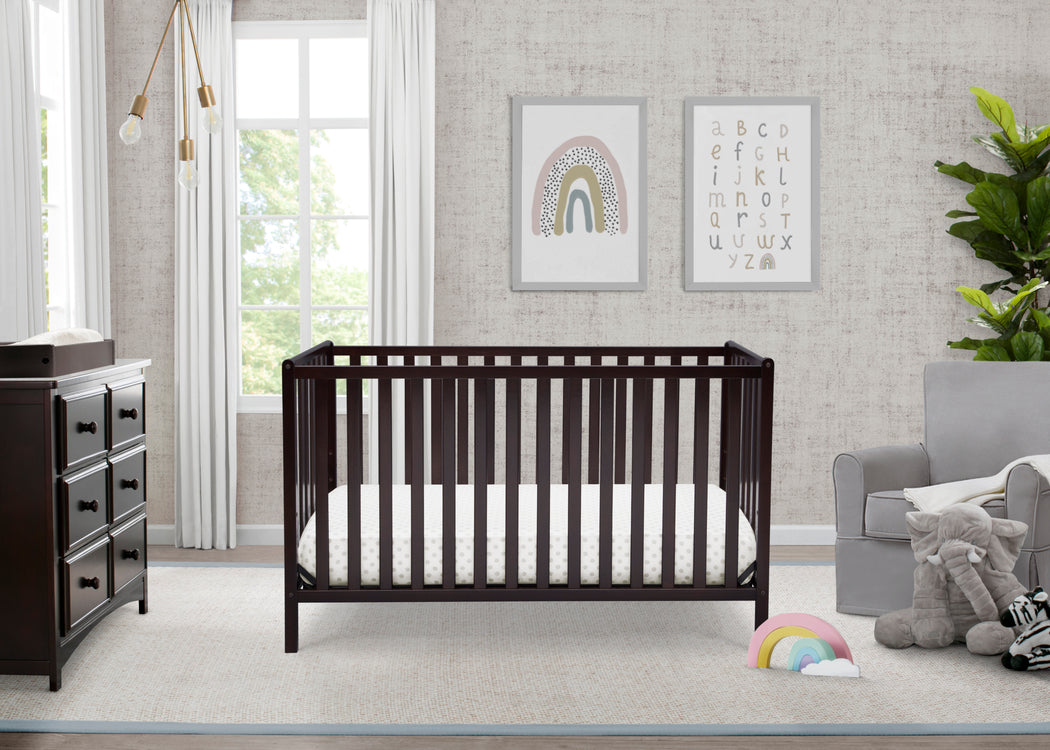 Heartland 4-in-1 Convertible CribDark Chocolate (207)