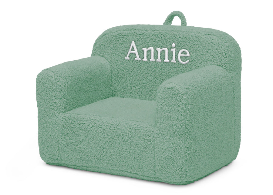 Sage (1292) 9-Personalized Cozee Sherpa Chair for Kids
