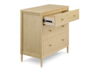 Natural Sandstone (1544) 11-Serena 3 Drawer Dresser with Changing Top and Interlocking Drawers