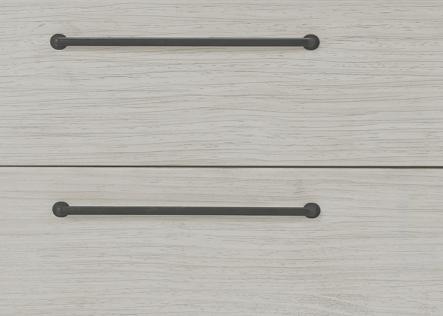 Rustic Mist (1373) 5-Rustic 3 Drawer Dresser with Interlocking Drawers