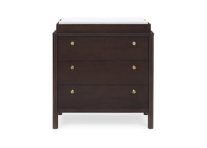 Walnut Espresso (1324) 9-Remy 3 Drawer Dresser with Changing Top