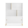 DCB: Bianca White with Natural (123) 8-Essex Bookcase