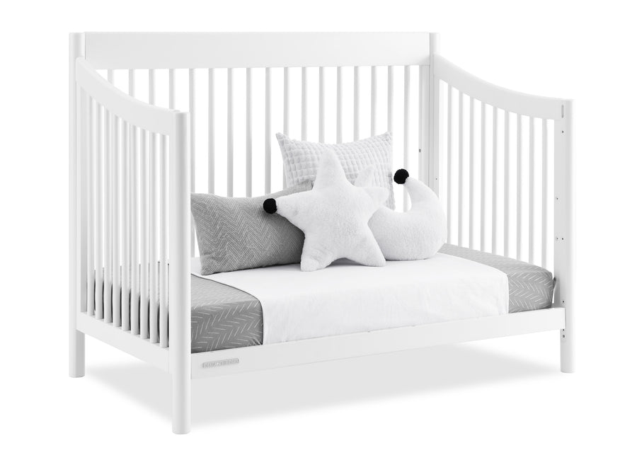 Bianca White (130) 13-Brooks 6-in-1 Convertible Crib