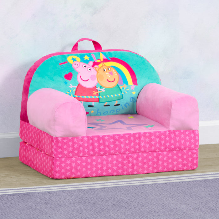 zgdtuorjtjpv5msefg7s 3-Peppa Pig Cozee Buddy Flip-Out Chair
