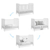 Bianca White (130) 5-Saint 4-in-1 Convertible Crib