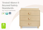 Natural Sandstone (1544) 20-Ari 3 Drawer Dresser with Changing Top