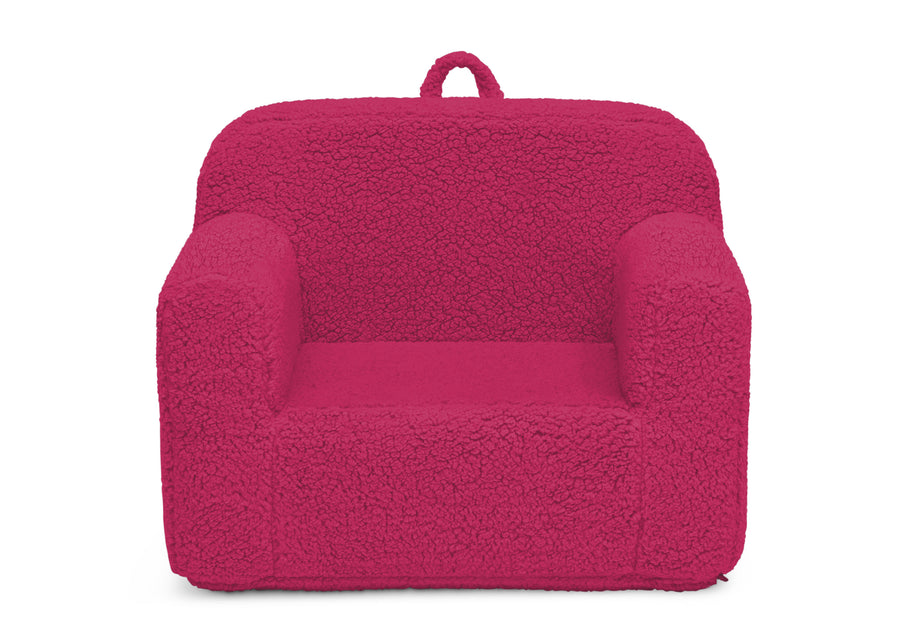 Hot Pink (1293) 25-Cozee Sherpa Chair for Kids
