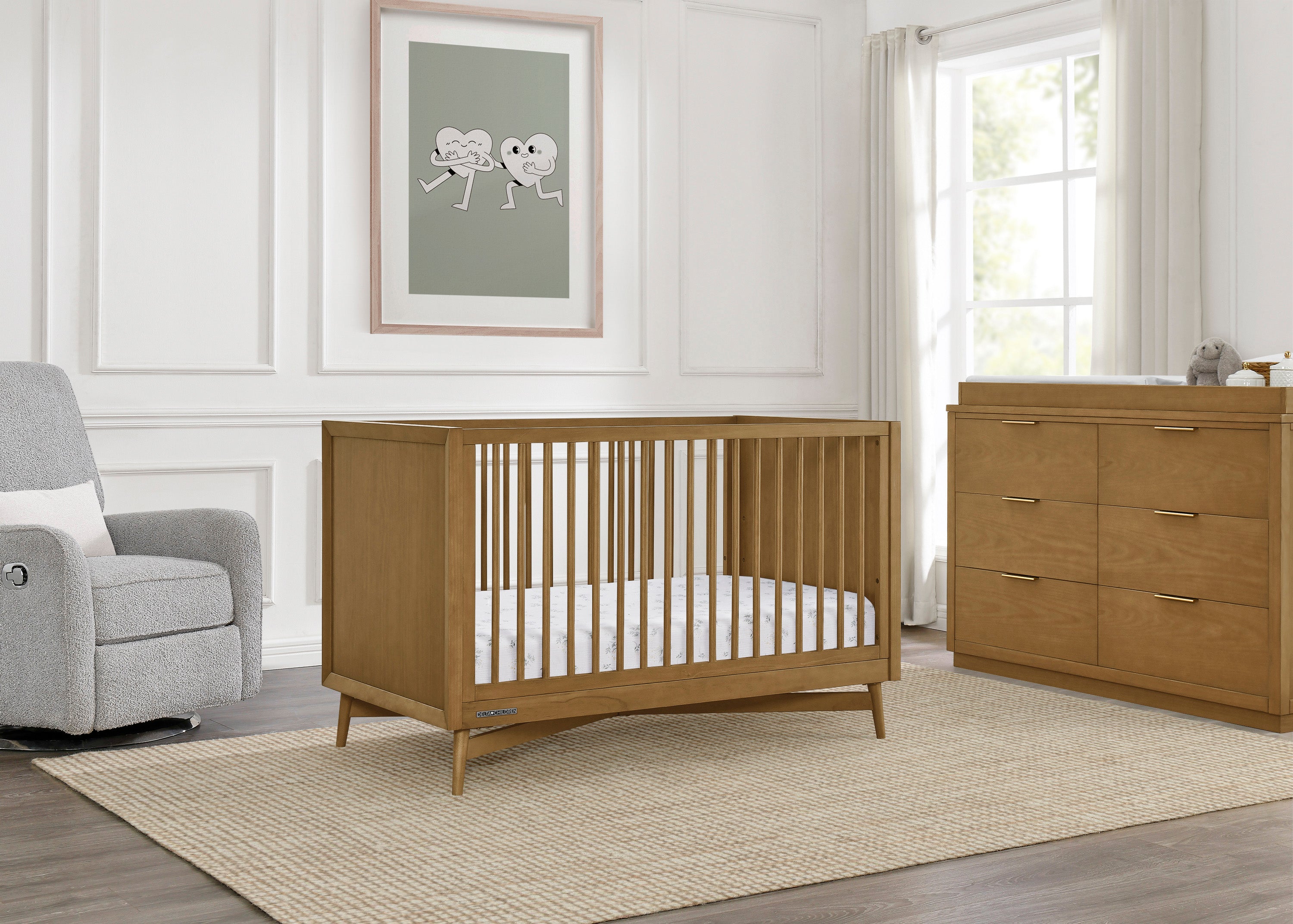 Complete The Look for Forever 6 Drawer Dresser with Interlocking Drawers - Naturals Collection