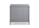 Grey (026) 14-Saint 4 Drawer Dresser with Changing Top
