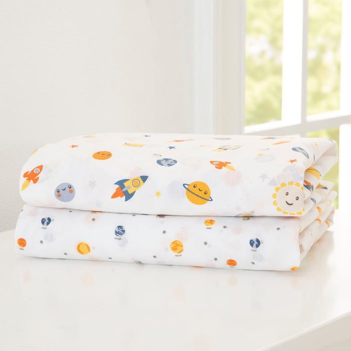 Space Exploration (3235) 1-Space Exploration Fitted Crib Sheets - 2 Pack