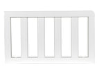 Simmons Kids White Ambiance (108) Toddler Guardrail (0080) 10-Toddler Guardrail (0080)