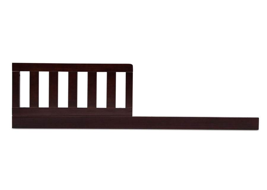 Delta Children Dark Chocolate (207) Daybed Rail & Toddler Guardrail Kit, Front View b2b 4-Daybed Rail & Toddler Guardrail Kit (0095)
