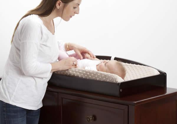 Delta Children Dark Chocolate (207) Changing Top, in Setting c0c 3-Changing Top