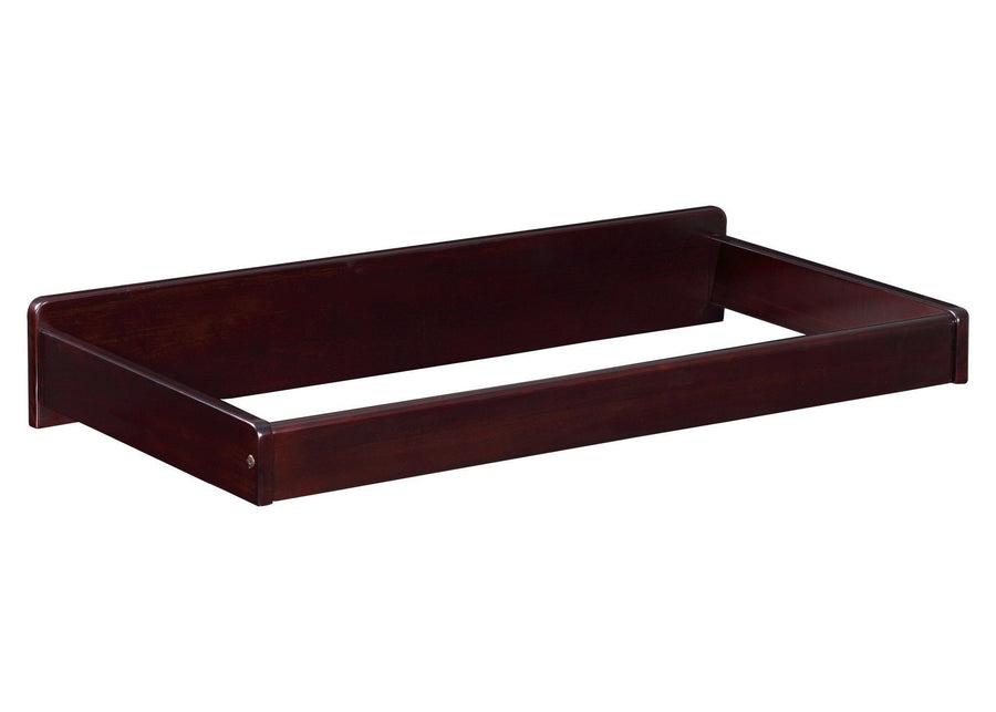Delta Children Black Cherry Espresso (607) Changing Top, Side View 19-Changing Top