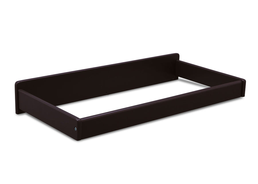 Delta Children Dark Espresso (958) Changing Top, Side View, o2o 13-Changing Top