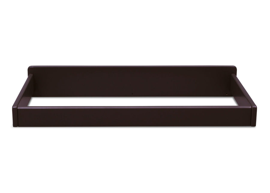 Delta Children Dark Espresso (958) Changing Top, Front View, o1o 14-Changing Top