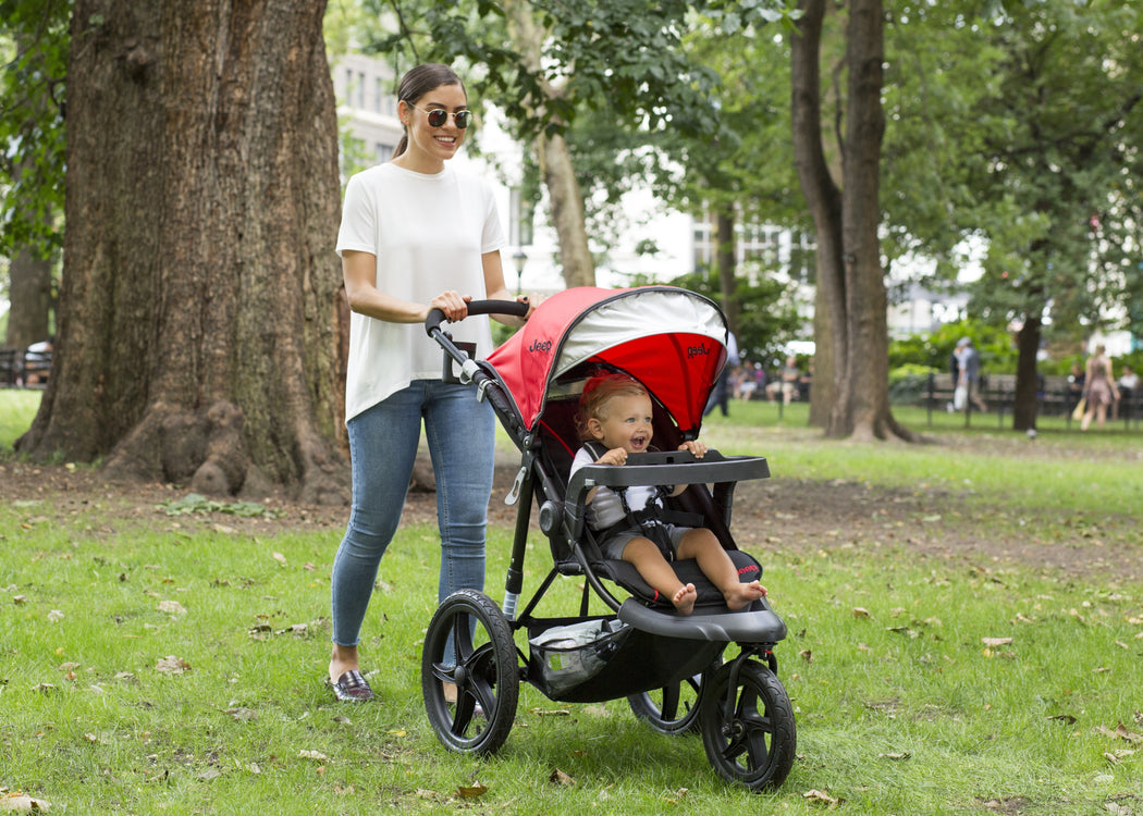 J is for Jeep® Brand Classic Jogging Stroller Classic Red (2018), Outdoor