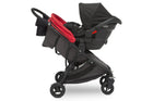 Black (001) 7-Gemini Car Seat Adapter