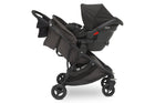 Black (001) 2-Gemini Car Seat Adapter