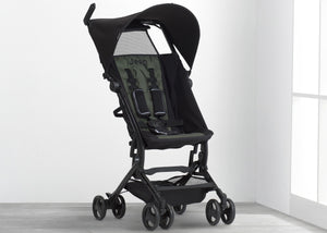 Black with Olive Green (2182) 0-Jeep® Clutch Plus Travel Stroller with Reclining Seat