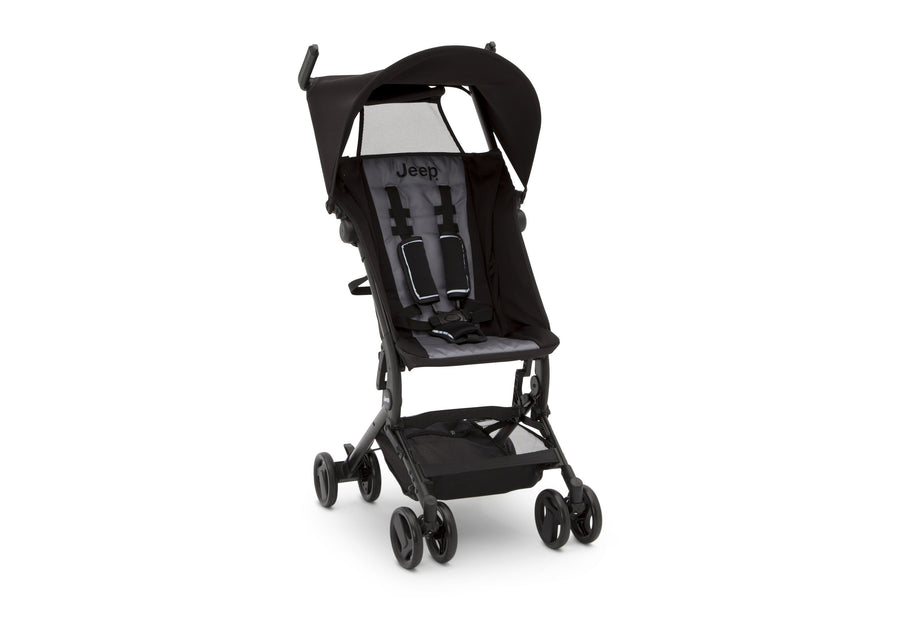 Jeep® Clutch Plus Travel Stroller with Reclining Seat Black with Grey (2184) 6-Jeep® Clutch Plus Travel Stroller with Reclining Seat