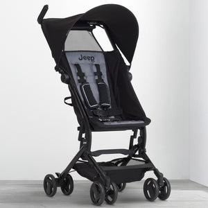 Black with Grey (2184) 37-Jeep® Clutch Plus Travel Stroller with Reclining Seat
