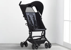 Black with Grey (2184) 17-Jeep® Clutch Plus Travel Stroller with Reclining Seat