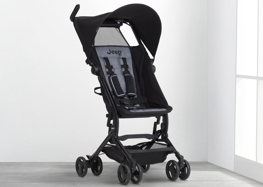 Black with Grey (2184) 16-Jeep® Clutch Plus Travel Stroller with Reclining Seat