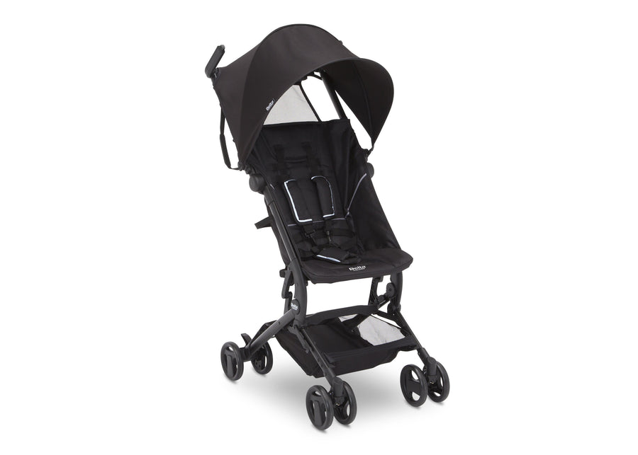 Black (001) 7-Clutch Plus Travel Stroller with Recline