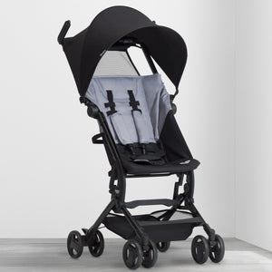 Black/Grey (2195) 9-Clutch Plus Travel Stroller with Recline