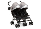 Grey (2148) 3-PowerGlyde Side-by-Side Double Stroller