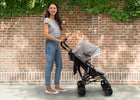 Grey (2148) 2-PowerGlyde Side-by-Side Double Stroller
