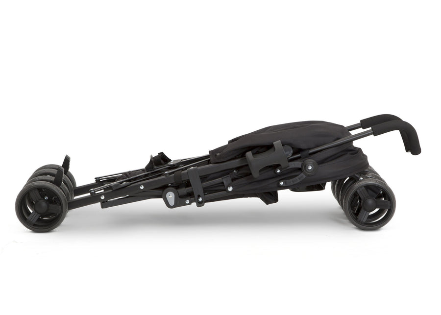 Delta Children Black (001) Pilot Stroller, Folded View 6-Pilot Stroller