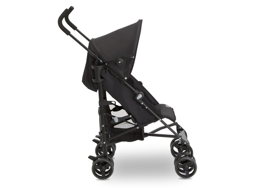 Delta Children Black (001) Pilot Stroller, Side Silo View 3-Pilot Stroller