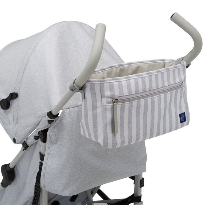 Grey Stripes (2359) 10-babyGap Classic Stroller