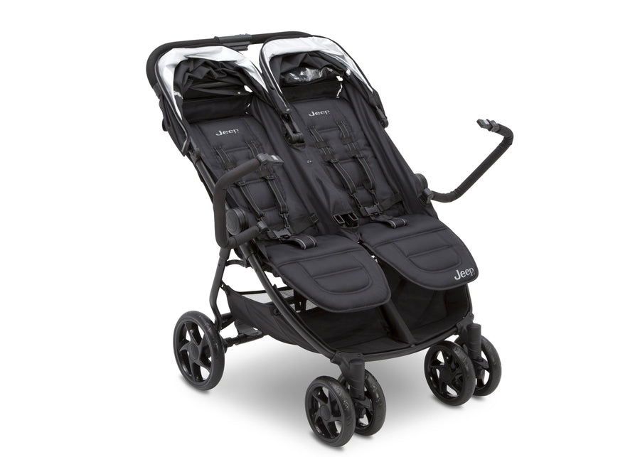Midnight (2013) 3-Jeep® Destination Side x Side Double Ultralight Stroller