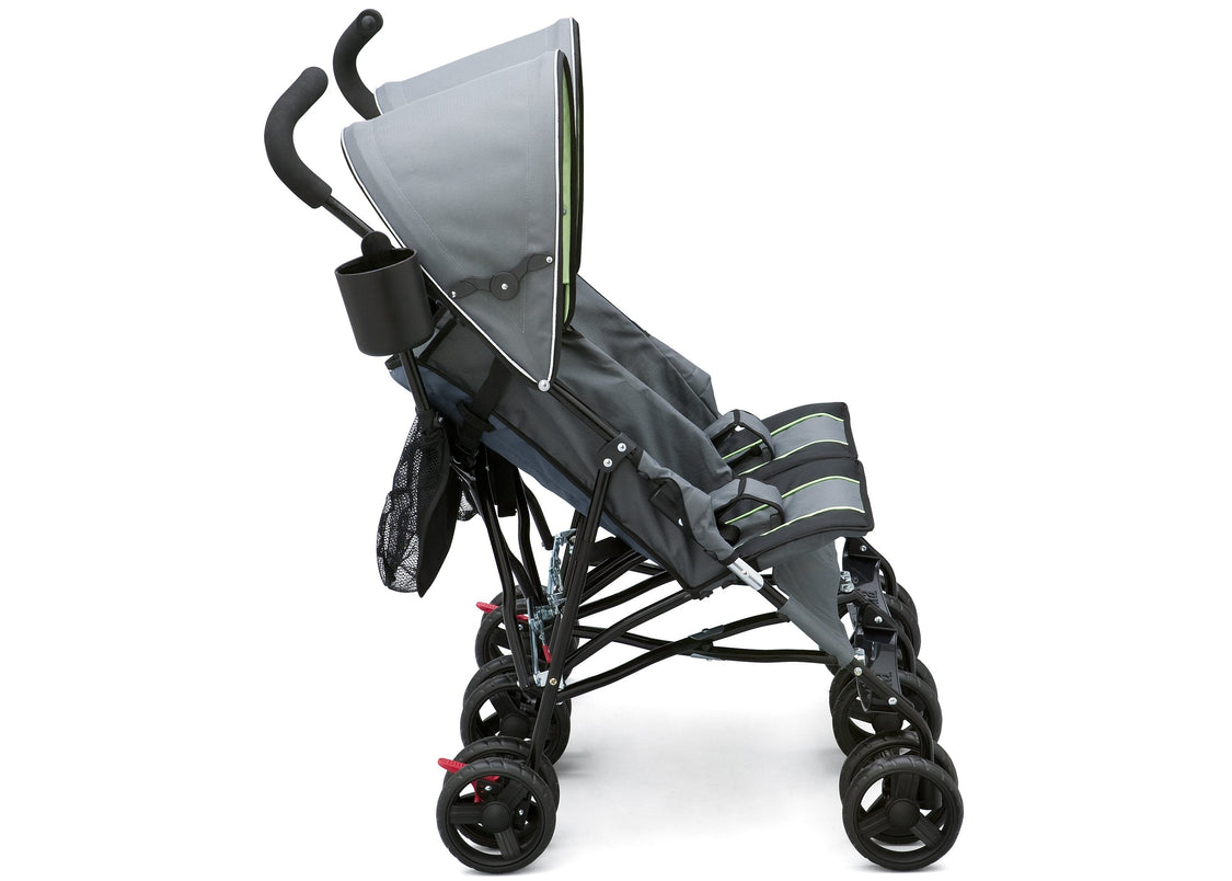 Delta Children Lime & Grey (013) LX Side by Side Stroller b1b